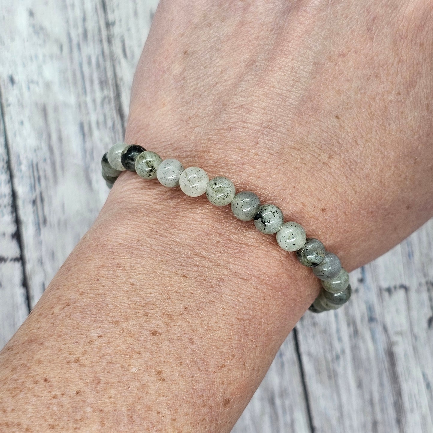 6mm Reiki Infused Labradorite Bracelet