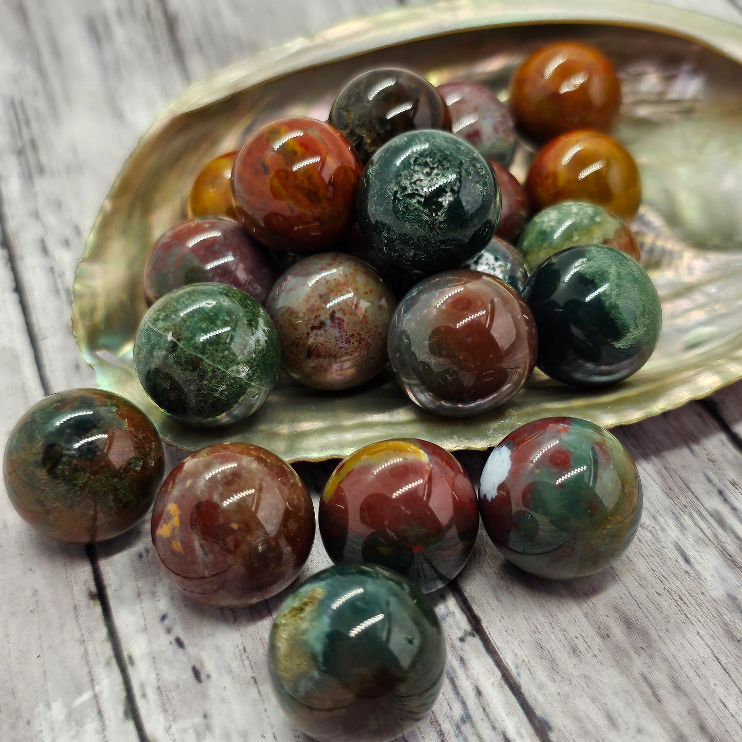 Ocean Jasper Mini Spheres