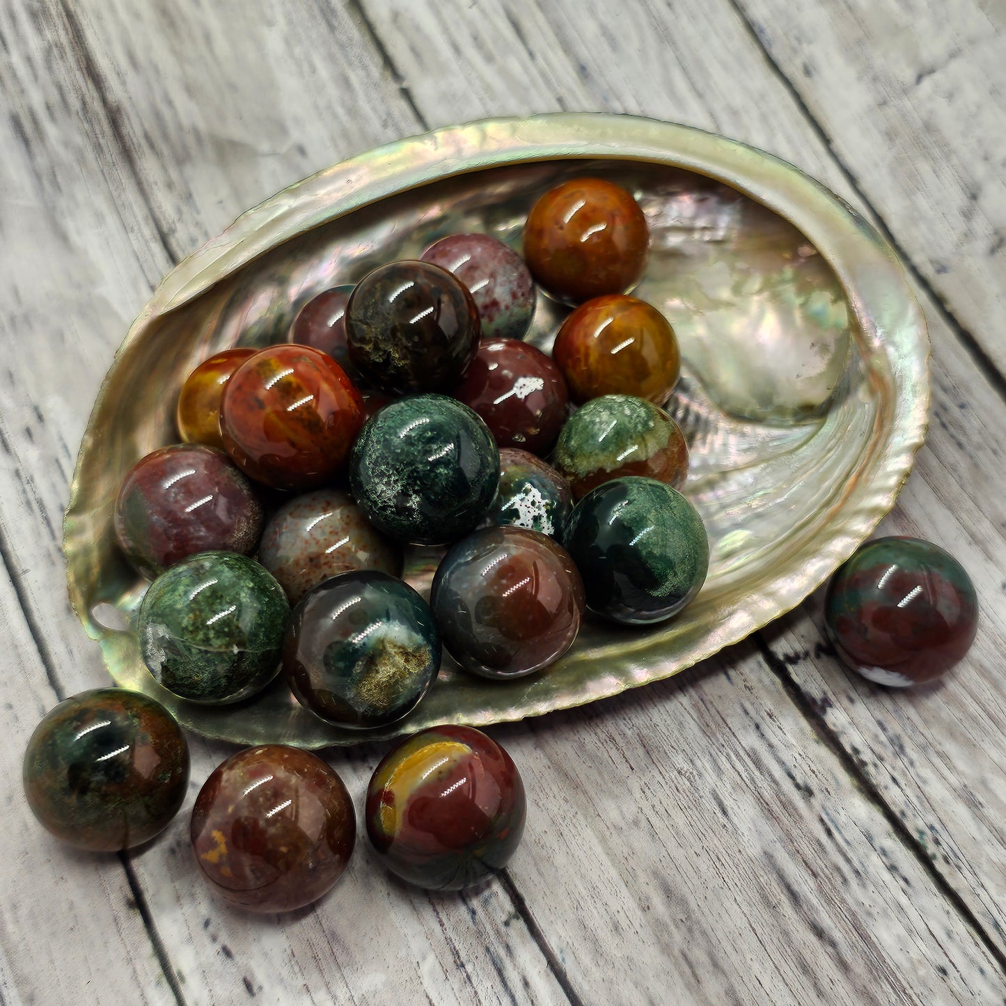 Ocean Jasper Mini Spheres