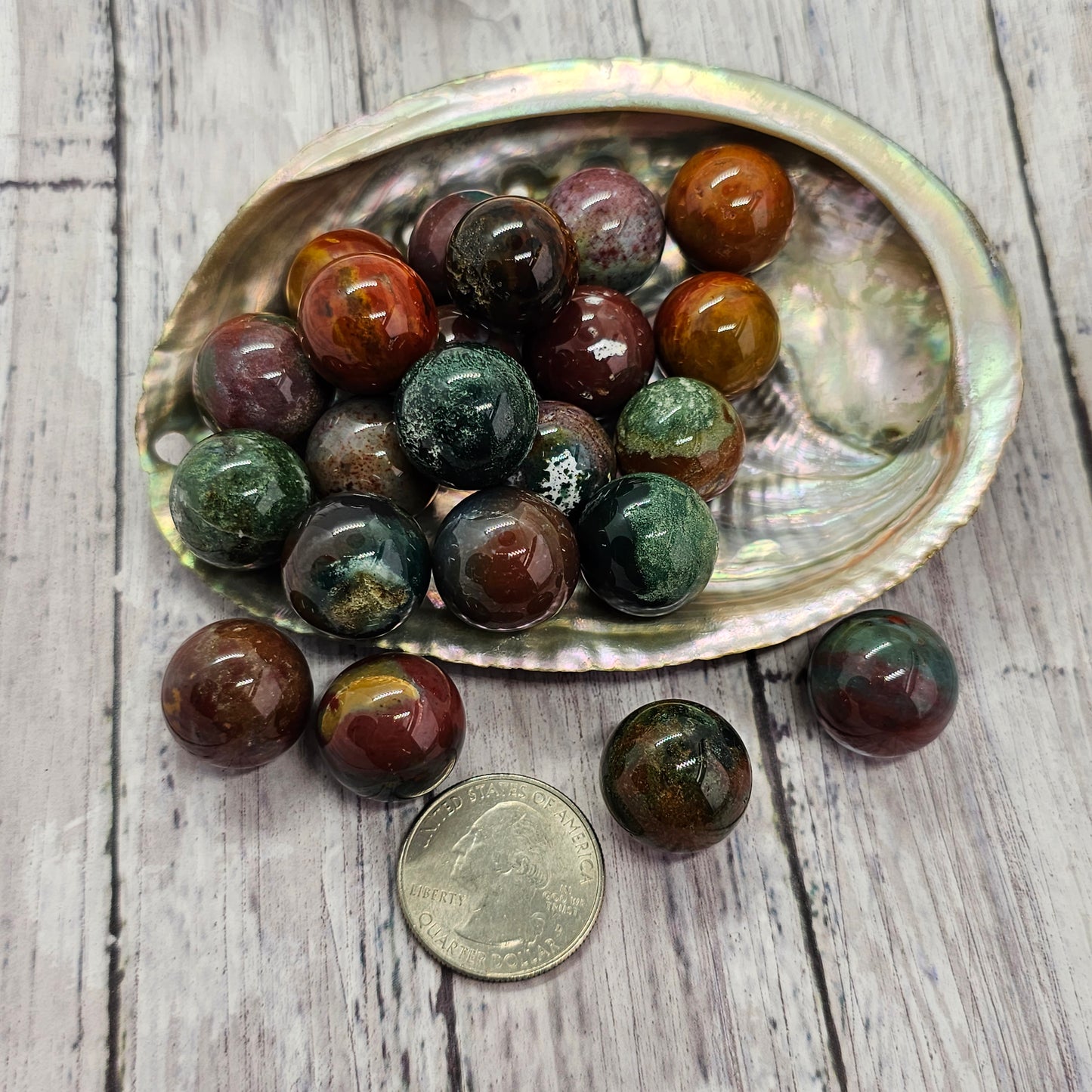 Ocean Jasper Mini Spheres