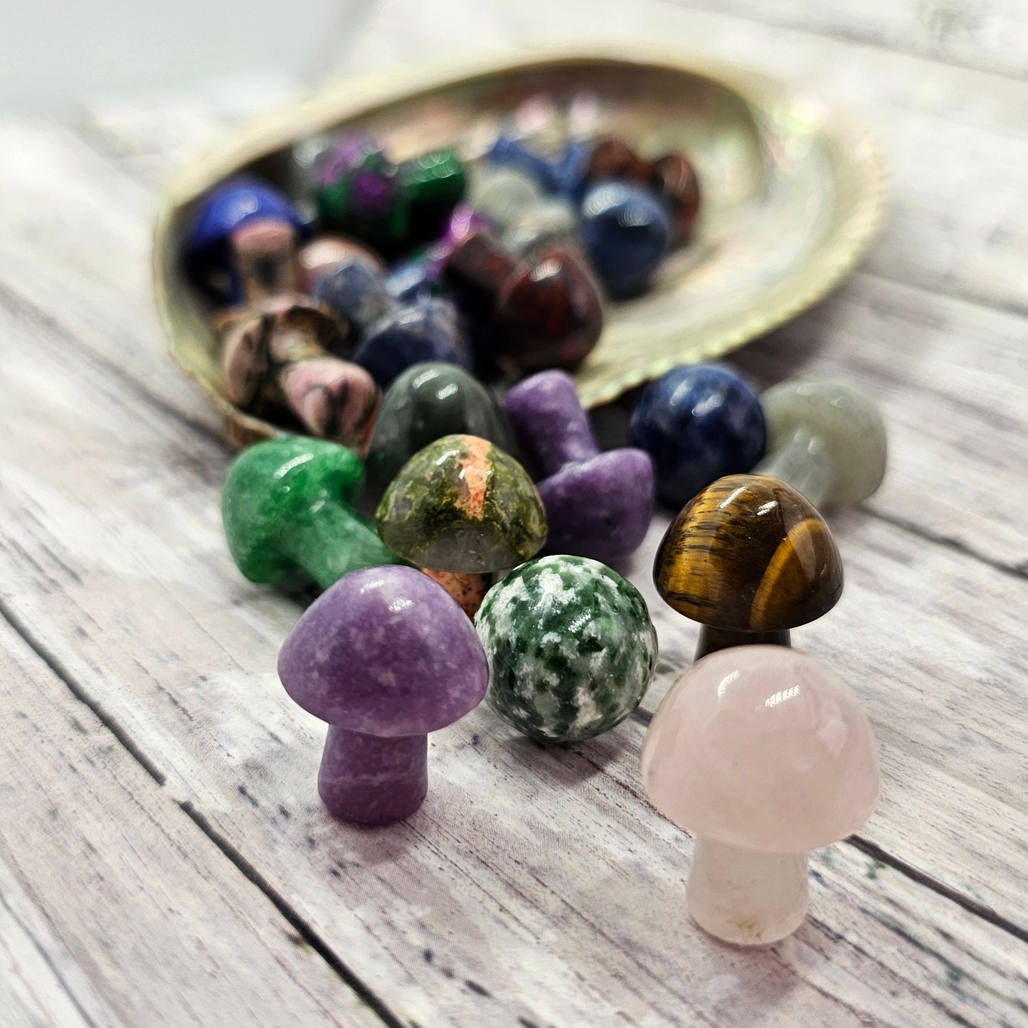 Assorted Crystal Mini Mushrooms