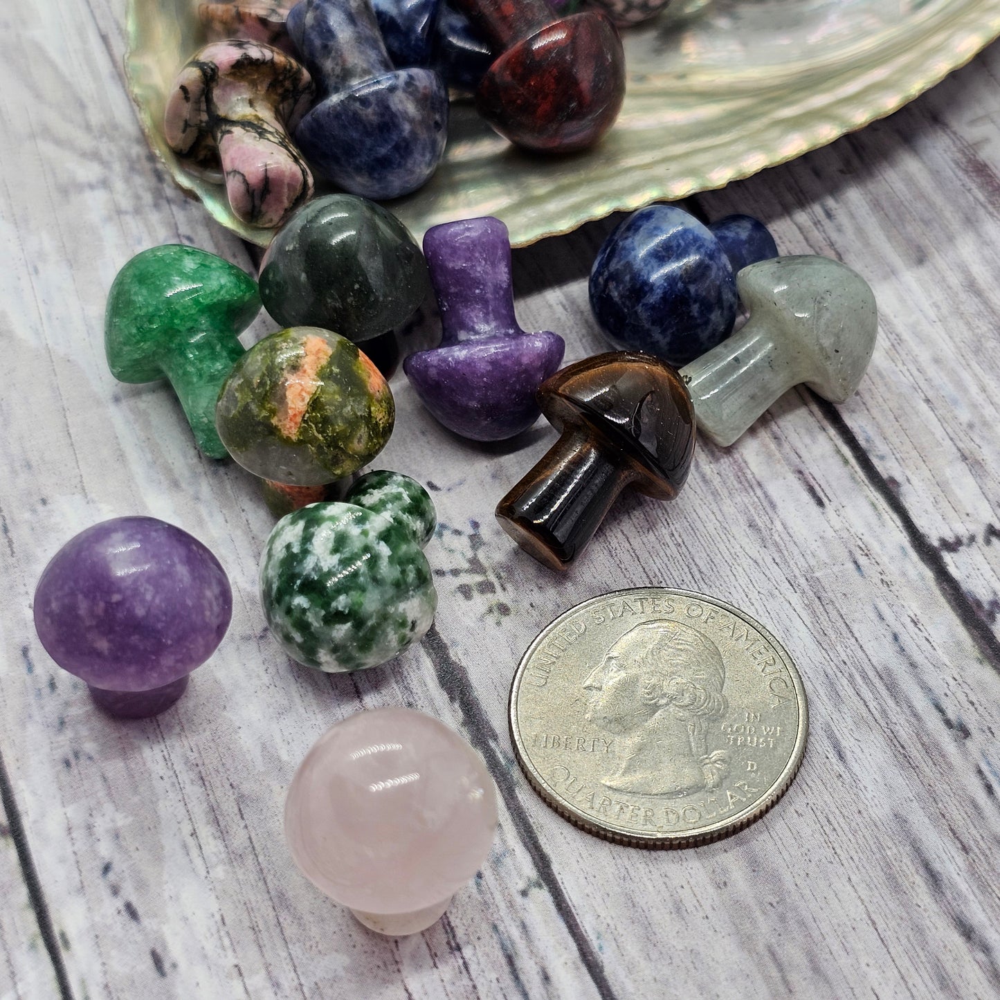 Assorted Crystal Mini Mushrooms