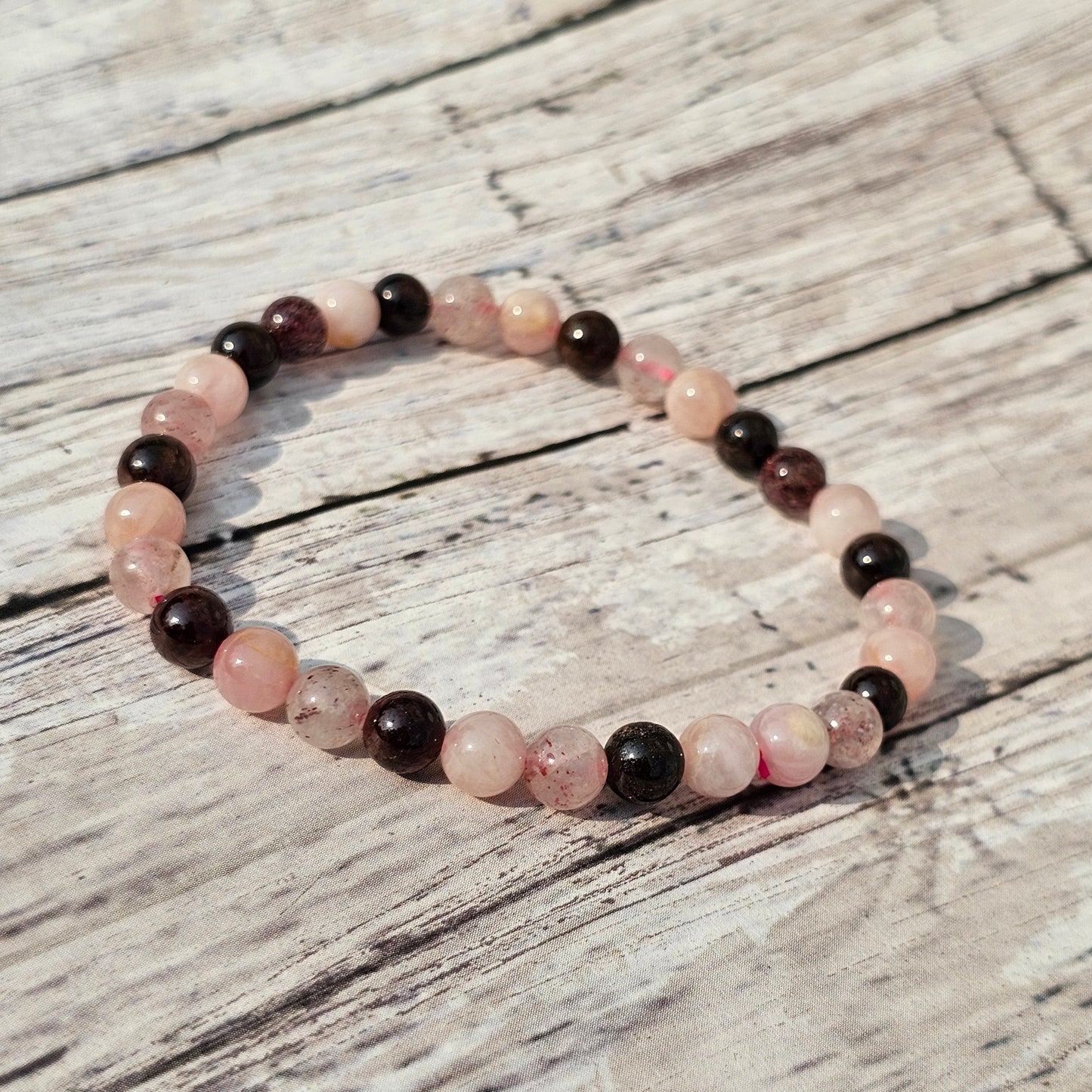 6mm Reiki Infused Heart Chakra Bracelet