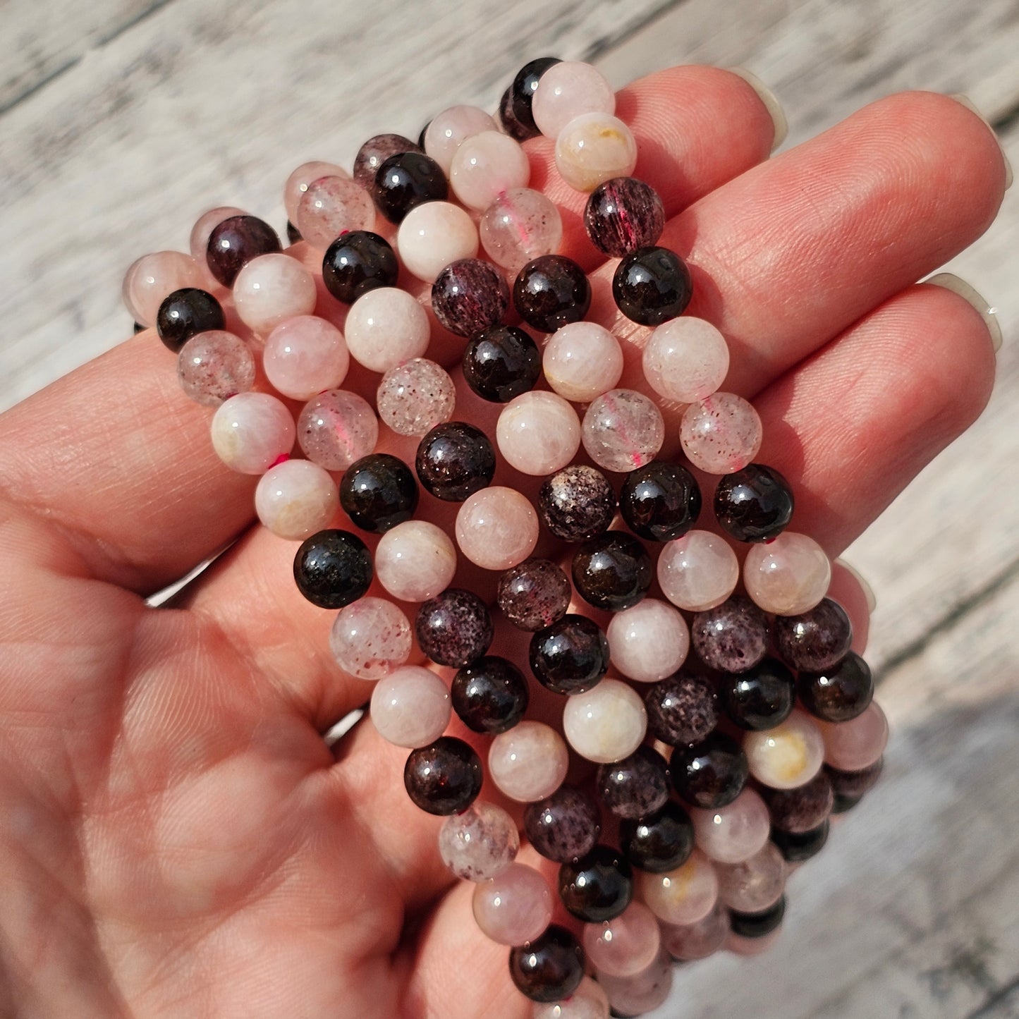 6mm Reiki Infused Heart Chakra Bracelet