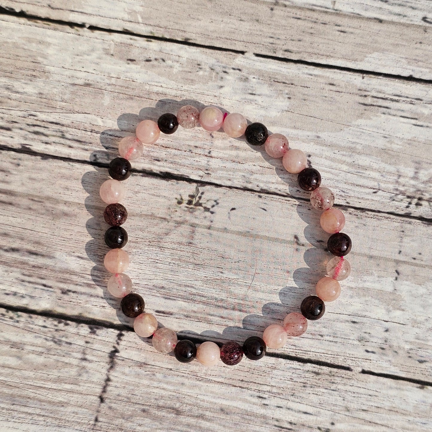 6mm Reiki Infused Heart Chakra Bracelet