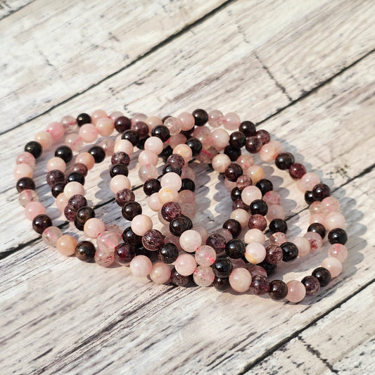 6mm Reiki Infused Heart Chakra Bracelet