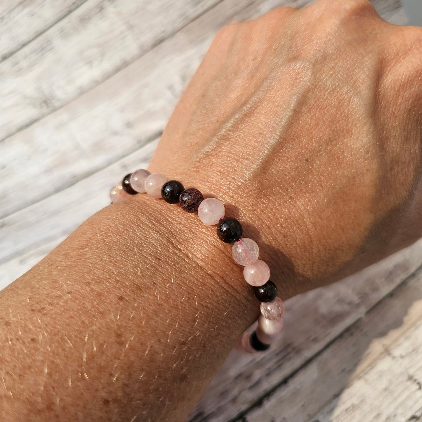 6mm Reiki Infused Heart Chakra Bracelet